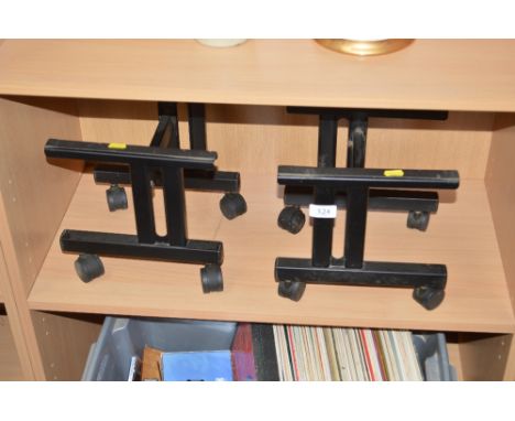 Two speaker stands