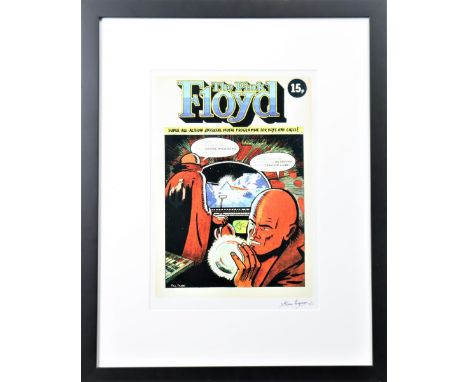 Storm Thorgerson (British, 1944-2013). "Dark Side of the Moon" Program Cover, signed, silkscreen print. Limited print that wa