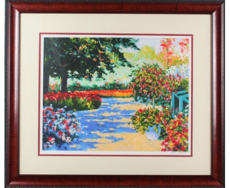 Claude Cambour 'Rivage de l'oise' Serigraph. Serigraph in color on wove paper. Signed in pencil and numbered 87/350. Overall: