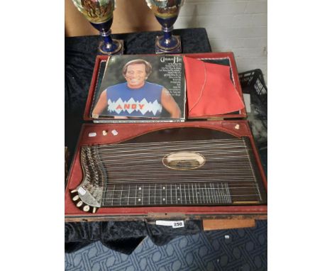 BOXED VINTAGE LAP HARP