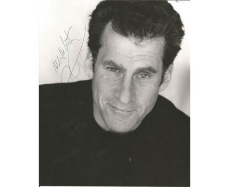 Paul Michael Glaser signed 8x10 b/w portrait photo. Best known for his role as Detective David Starsky in Starsky &amp; Hutch