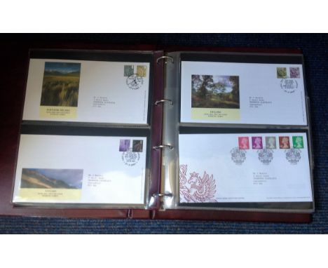 Great Britain FDC collection 30 covers includes Definitive stamps Northern Ireland, Scotland England, Wales, World of Inventi