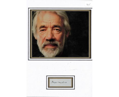 Roger Lloyd Pack signed autograph presentation. High quality professionally mounted 16 x 13 inch overall sized display. 3D do
