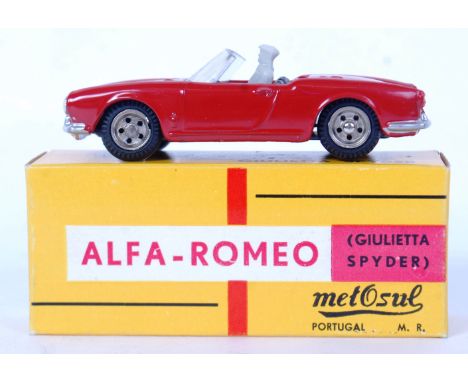 METOSUL: An original Metosul 1:43 scale diecast model Alfa Romeo, within the original box. As new. 


WORLDWIDE POSTAGE AVAIL