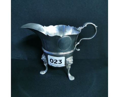 IRISH SILVER JUG - DUBLIN APPROX 167 GRAMS