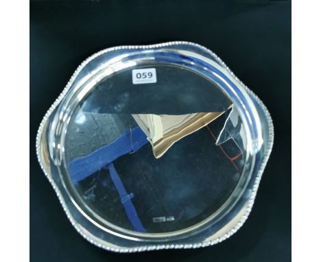 SILVER TRAY - SHEFFIELD GEORGE V 1910/11 APPROX 624 GRAMS