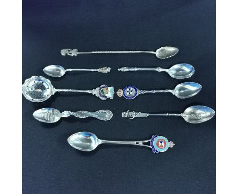 COLLECTION OF SILVER TOURIST SPOONS