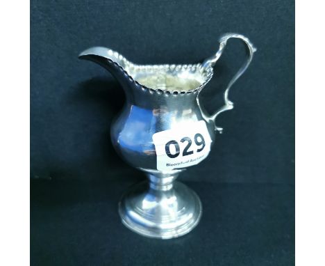 POSSIBLY GEORGIAN SILVER JUG