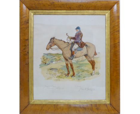 ARTHUR GEORGE FOTHERGILL&nbsp; –&nbsp;&nbsp;a colour print, 'A Bit of Old Yorkshire', with blind stamp and annotated in penci