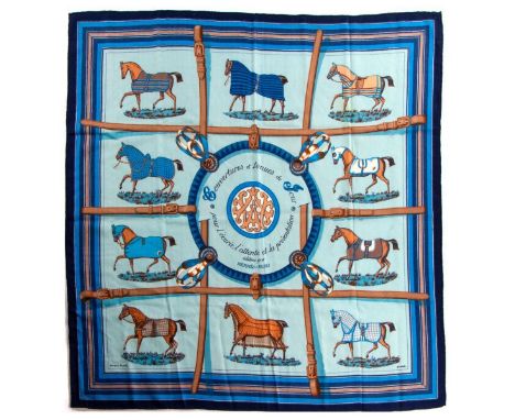 Hermes Cashmere &amp; Silk Blend Scarf. 65% Cashmere and 35% Silk. Condition: Good - Gently used with signs of wear, light sc