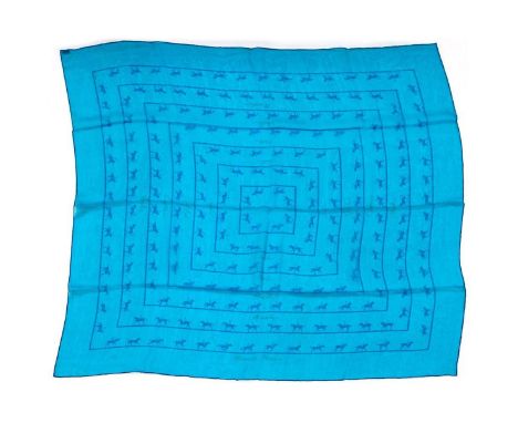 Hermes Silk Scarf Measurements: 35 x 35". Condition: Excellent - shows very minor evidence of handling. Shipping: Domestic: F
