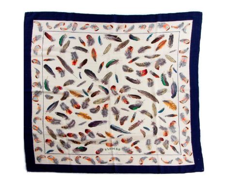 Hermes Cashmere &amp; Silk Blend Scarf. 65% Cashmere and 35% Silk. Condition: Good - Gently used with signs of wear, light sc