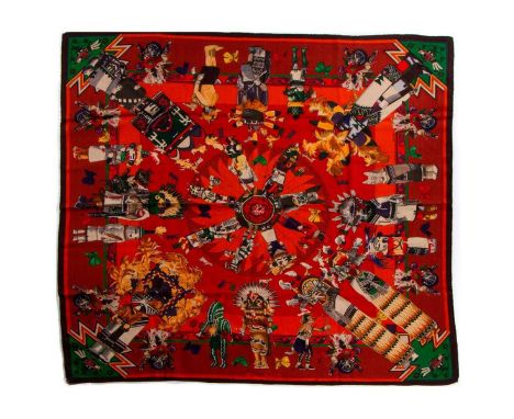 Hermes Cashmere &amp; Silk Blend Scarf. 65% Cashmere and 35% Silk. Condition: Good - Gently used with signs of wear, light sc