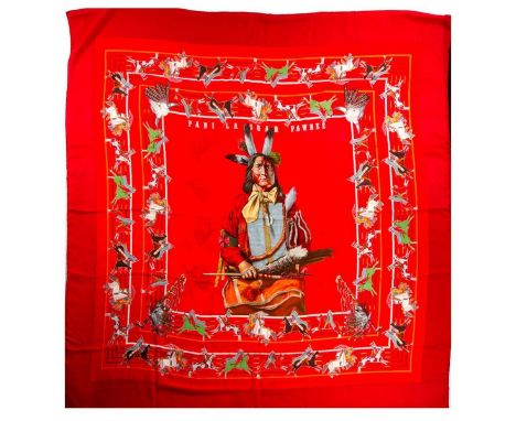 Hermes Cashmere &amp; Silk Blend Shawl. 65% Cashmere and 35% Silk. Measurements: 53" x 53" approximately. Condition: Good - G