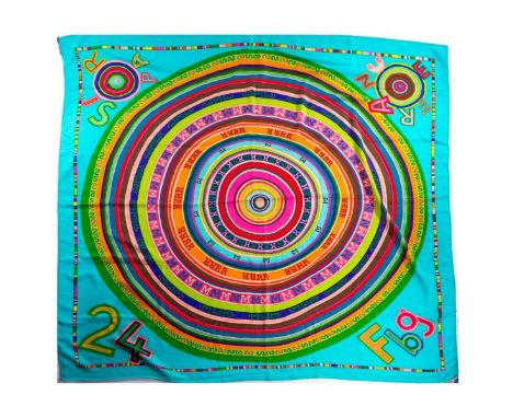Hermes Cashmere &amp; Silk Blend Shawl. 65% Cashmere and 35% Silk. Measurements: 53" x 53" approximately. Condition: Good - G