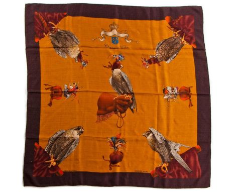 Hermes Cashmere &amp; Silk Blend Scarf. 65% Cashmere and 35% Silk. Measurements: 35" x 35" approximately. Condition: Excellen