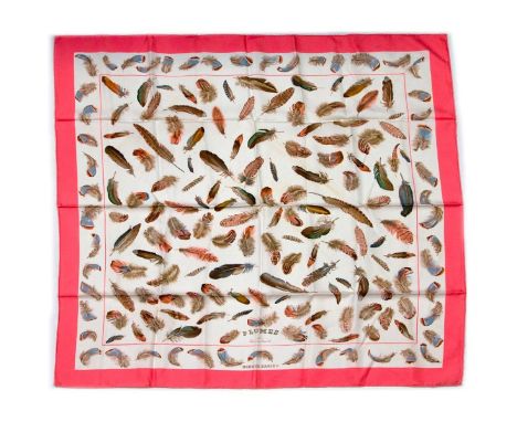 Hermes Silk Scarf Measurements: 35 x 35". Condition: Excellent - shows very minor evidence of handling. Shipping: Domestic: F