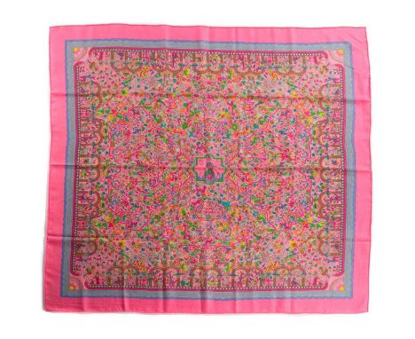 Hermes Cashmere &amp; Silk Blend Scarf. 65% Cashmere and 35% Silk. Condition: Good - Gently used with signs of wear, light sc