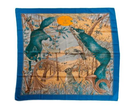Hermes Cashmere &amp; Silk Blend Scarf. 65% Cashmere and 35% Silk. Measurements: 35" x 35" approximately. Condition: Excellen