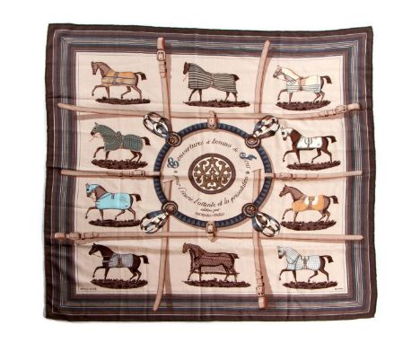Hermes Cashmere &amp; Silk Blend Scarf. 65% Cashmere and 35% Silk.&nbsp; Condition: Good - Gently used with signs of wear, li