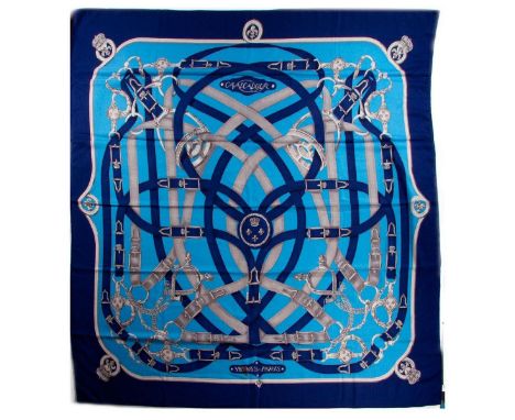 Hermes Cashmere &amp; Silk Blend Shawl. 65% Cashmere and 35% Silk. Measurements: 53" x 53" approximately. Condition: Excellen