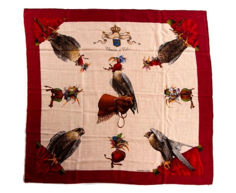 Hermes Cashmere &amp; Silk Blend Scarf. 65% Cashmere and 35% Silk. Condition: Good - Gently used with signs of wear, light sc