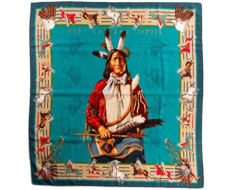 Hermes Cashmere &amp; Silk Blend Scarf. 65% Cashmere and 35% Silk. Condition: Good - Gently used with signs of wear, light sc