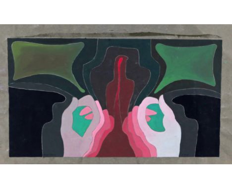 ‡ Ralph Adron (b.1937) Black and white; Gouache Hands Hexagonal; Gouache Hands; Untitled, c.1965 Four, all signed (one with i