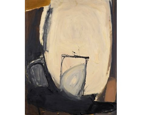 ‡ Douglas Swan (American 1930-2000) White Wave Signed, titled and dated May 59 verso Oil on canvas 93 x 73cm Provenance: The 