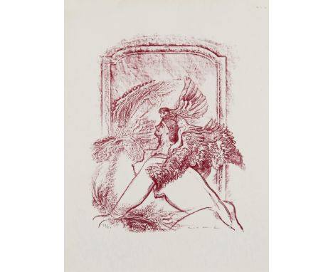 ‡ Max Ernst (German 1891-1976) Sphinx Signed and numbered 35/50 Lithograph, published by Louis Broder, Paris, 1939 35 x 27cm 