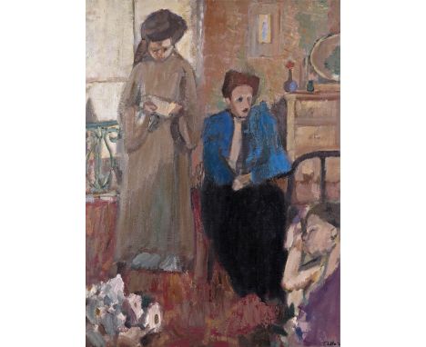 ‡ Geoffrey Tibble (1909-1952) Gina, Afternoon Signed and dated 44 Oil on canvas 104 x 77.5cm Provenance: Peter Nahum, London 
