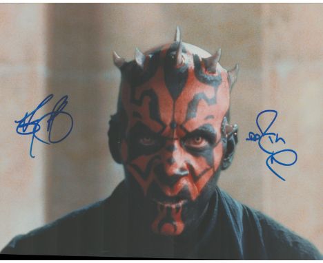 Ray Park signed 10x8 inch Star Wars colour photo. Good condition Est.