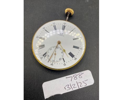 A large OMEGA pocket watch movement