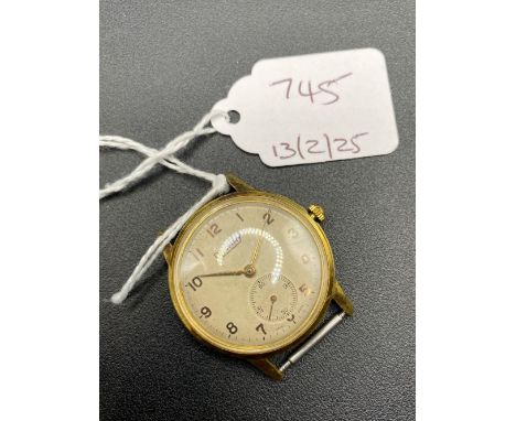 A gents ROTARY wrist watch with seconds sweep No 13756