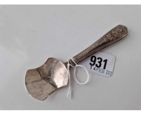 A 1953 Coronation caddy spoon, Sheffield by D&amp;S