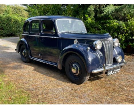 Post-war four-door six-light 1,287cc Lanchester LD10 in need of cosmetic TLC, could be a perfect running winter project. To b