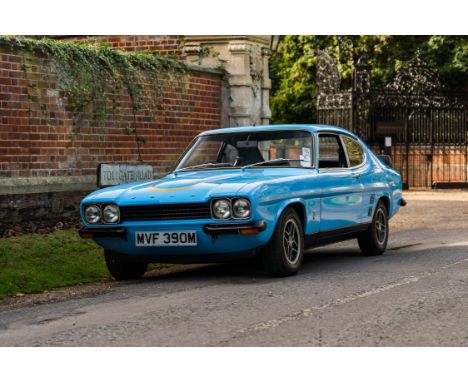 **Please note this car's original engine block shall accompany the lot.** Very rare Ford RS3100 Capri in Olympic Blue. A best
