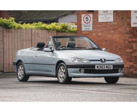 A superbly presented example of Peugeot's stylish mid-range cabriolet with only 13,551 miles from new and on offer at No Rese