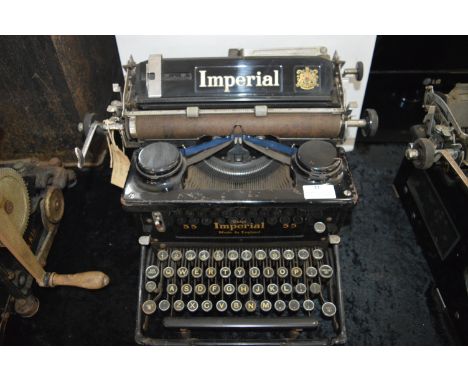 Imperial No.55 Quiet Typewriter made in England 