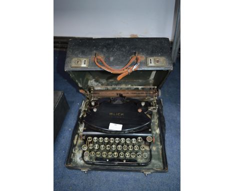 Blick Universal Typewriter and Case 