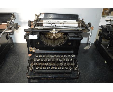 Remington 12 Standard Typewriter circa 1910, New York, USA 