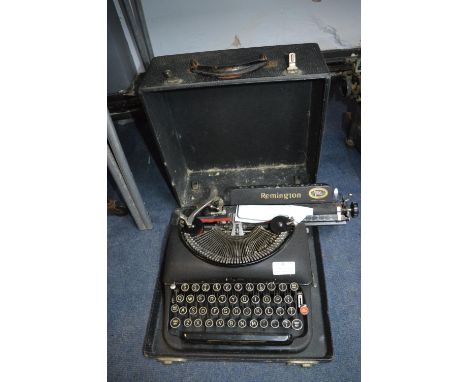 Remington Typewriter in Case  
