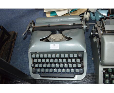 Bluebird Manual Typewriter 