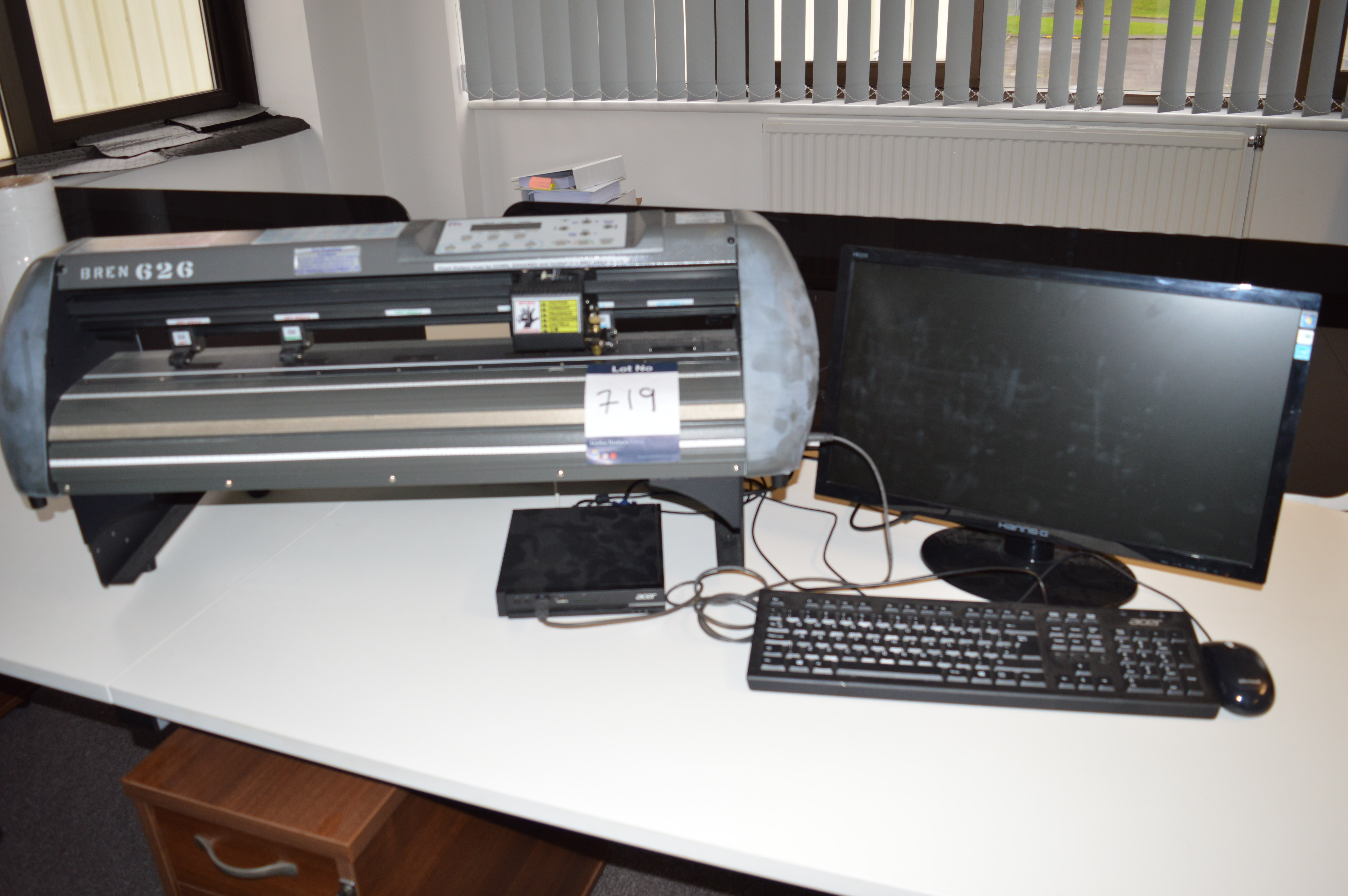 Bren, 626, Stencil Cutting Machine Serial Number 646/656 with ACER