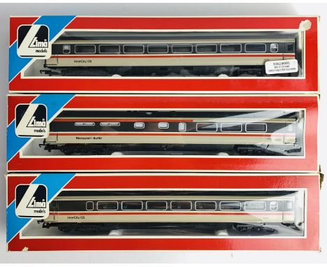 3x Lima OO Gauge Intercity 125 Passenger Coaches - All Boxed. P&amp;P Group 2 (£18+VAT for the first lot and £2+VAT for subse