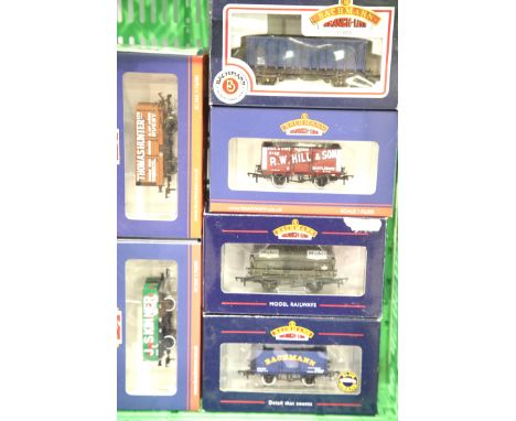 Twelve assorted Bachmann wagons including NEA/private owned wagons. P&amp;P Group 2 (£18+VAT for the first lot and £2+VAT for