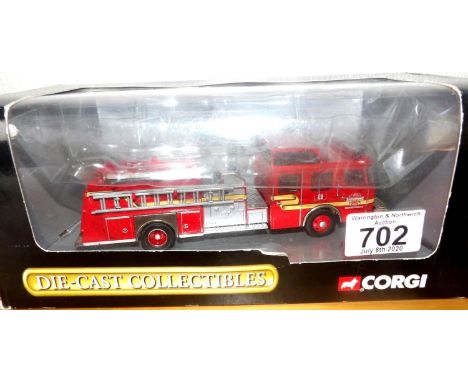 Corgi 1.50 scale fire engine E-One Top Mount Seattle. P&amp;P Group 2 (£18+VAT for the first lot and £2+VAT for subsequent lo