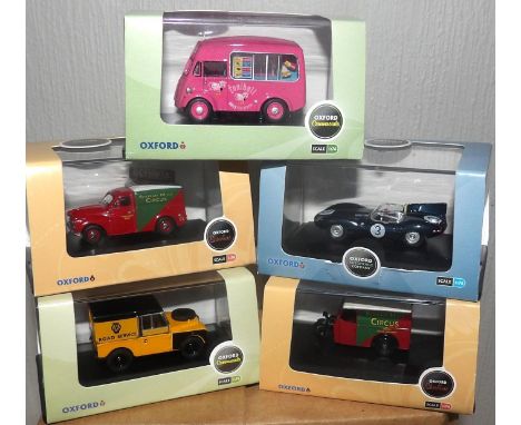 Oxford 1:76 scale x 5 mixed models. P&amp;P Group 2 (£18+VAT for the first lot and £2+VAT for subsequent lots) 