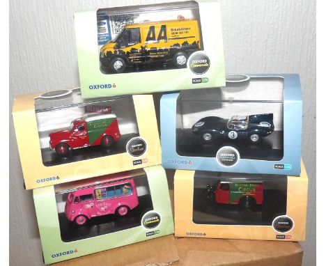 Oxford 1:76 scale x 5 mixed models. P&amp;P Group 2 (£18+VAT for the first lot and £2+VAT for subsequent lots) 