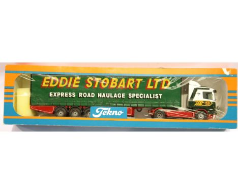Tekno 1:50 scale Cat no 64 Eddie Stobart curtainsider 12/1997. P&amp;P Group 2 (£18+VAT for the first lot and £2+VAT for subs